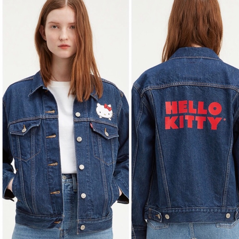 NWT Hello Kitty Levi’s Denim Jacket